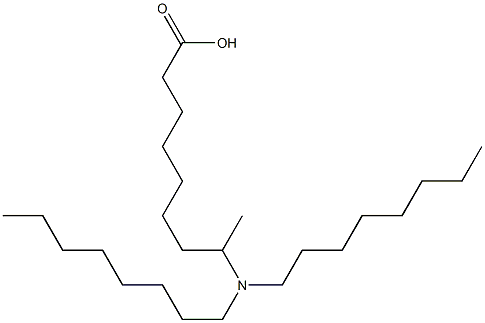 8-(Dioctylamino)nonanoic acid 구조식 이미지