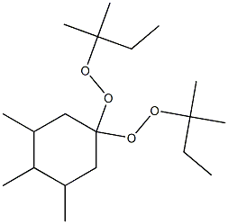 3,4,5-Trimethyl-1,1-bis(tert-pentylperoxy)cyclohexane Structure