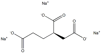 [R,(+)]-1,2,4-Butanetricarboxylic acid trisodium salt 구조식 이미지
