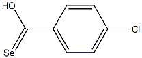 4-Chloroselenobenzoic acid Structure