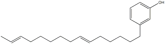 3-(6,13-Pentadecadienyl)phenol Structure