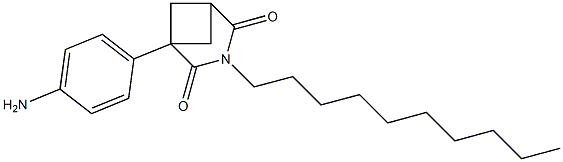 1-(4-Aminophenyl)-3-decyl-3-azabicyclo[3.1.1]heptane-2,4-dione Structure