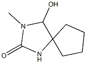 3-Methyl-4-hydroxy-2-oxo-1,3-diazaspiro[4.4]nonane Structure