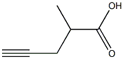 2-Methyl-4-pentynoic acid Structure