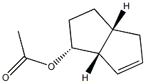 Acetic acid (1R,2R,5R)-bicyclo[3.3.0]oct-7-en-2-yl ester Structure