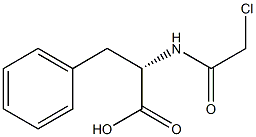 N-(Chloroacetyl)phenylalanine 구조식 이미지