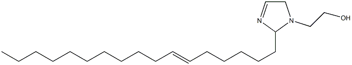 2-(6-Heptadecenyl)-3-imidazoline-1-ethanol Structure