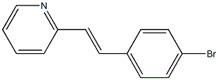 2-(4-Bromostyryl)pyridine Structure