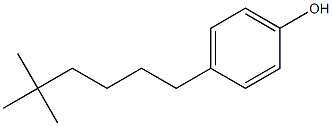 4-(5,5-Dimethylhexyl)phenol 구조식 이미지