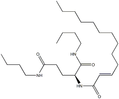 N2-(2-Tridecenoyl)-N1,N5-dibutylglutaminamide 구조식 이미지