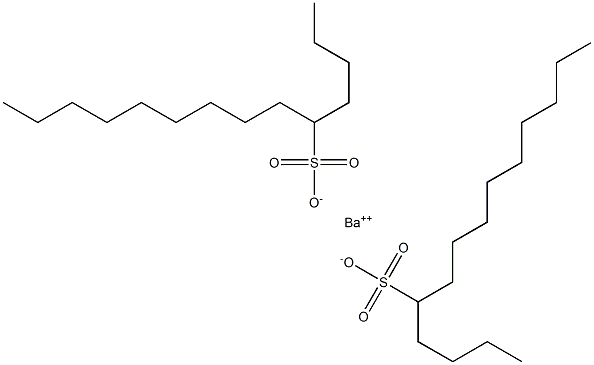 Bis(tetradecane-5-sulfonic acid)barium salt 구조식 이미지