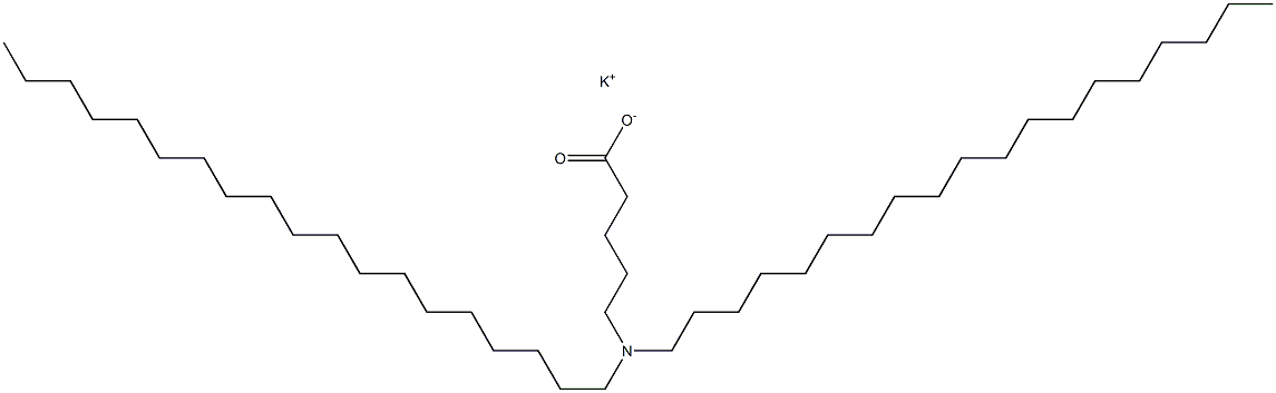 5-(Dinonadecylamino)valeric acid potassium salt Structure