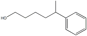 5-Phenyl-1-hexanol 구조식 이미지