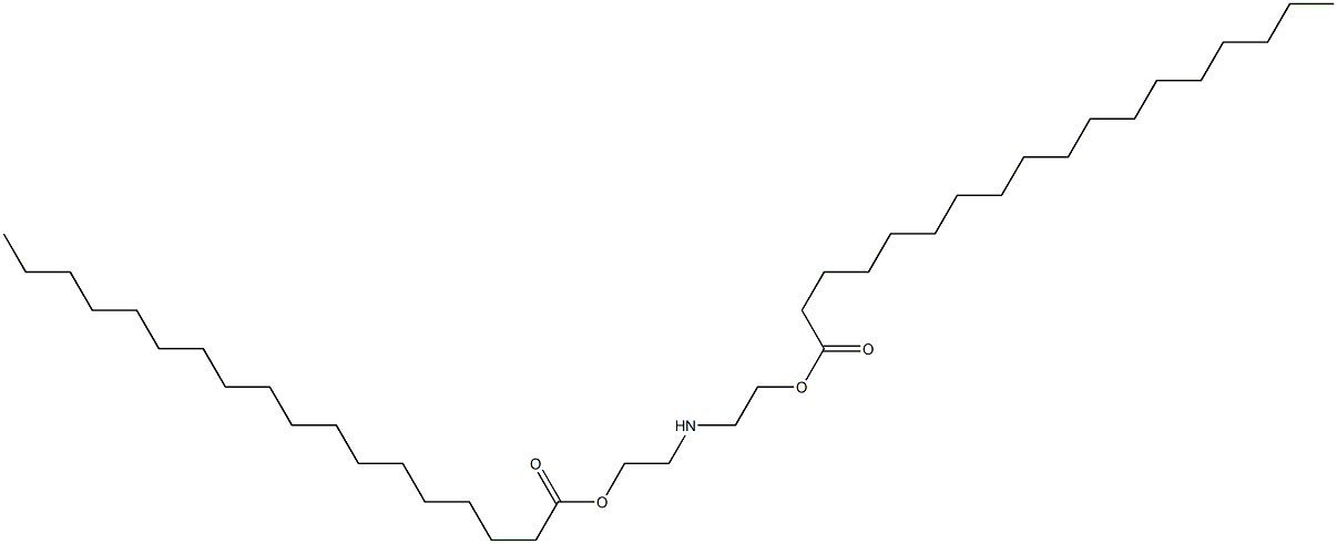 2,2'-Iminobis(ethanol octadecanoate) Structure