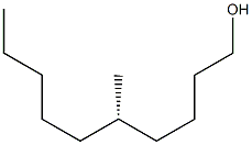 [S,(-)]-5-Methyl-1-decanol 구조식 이미지