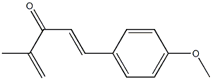 1-(4-Methoxyphenyl)-4-methyl-1,4-pentadien-3-one Structure
