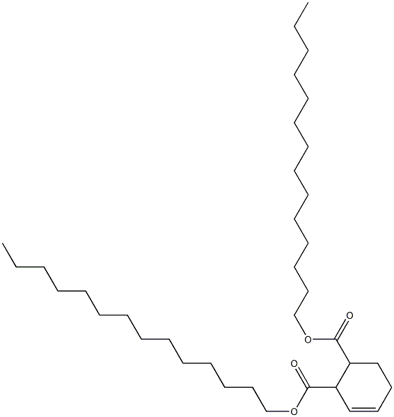 5-Cyclohexene-1,2-dicarboxylic acid ditetradecyl ester 구조식 이미지