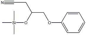 3-(Trimethylsiloxy)-4-phenoxybutyronitrile Structure