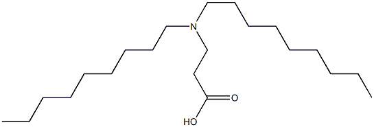 3-(Dinonylamino)propanoic acid Structure