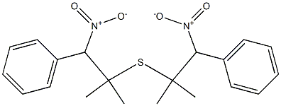 Phenyl(2-nitro-1-methyl-1-methylethyl) sulfide 구조식 이미지