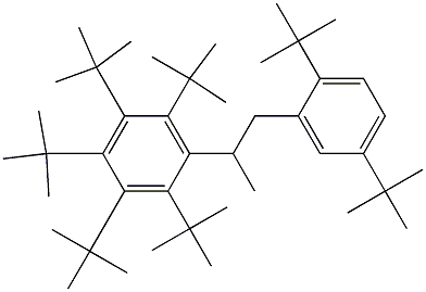 2-(Penta-tert-butylphenyl)-1-(2,5-di-tert-butylphenyl)propane 구조식 이미지