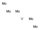 Vanadium pentamolybdenum 구조식 이미지