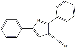 3-Diazo-2,5-diphenyl-3H-pyrrole 구조식 이미지