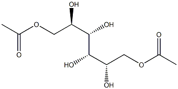L-Glucitol 1,6-diacetate Structure