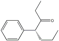 [R,(-)]-4-Phenyl-3-heptanone Structure