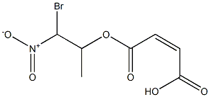 Maleic acid hydrogen 1-(1-methyl-2-bromo-2-nitroethyl) ester Structure