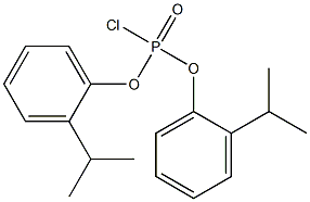 Chlorophosphonic acid=bis(o-cumenyl) ester Structure