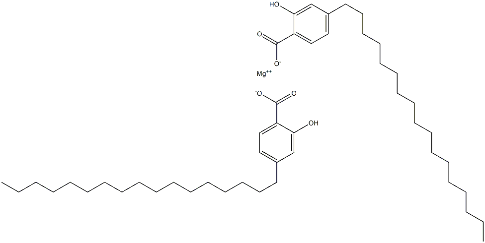 Bis(4-heptadecylsalicylic acid)magnesium salt Structure