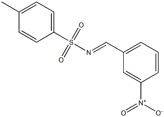 N-Tosyl-3-nitrobenzenemethanimine Structure