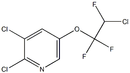 2,3-Dichloro-5-(2-chloro-1,1,2-trifluoroethoxy)pyridine Structure