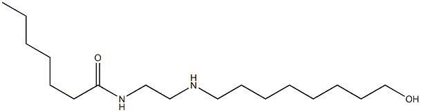 N-[2-[(8-Hydroxyoctyl)amino]ethyl]heptanamide Structure