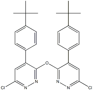 (4-tert-Butylphenyl)(6-chloro-3-pyridazinyl) ether 구조식 이미지