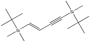 (E)-1,4-Bis(tert-butyldimethylsilyl)-1-butene-3-yne Structure