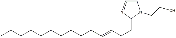 2-(3-Tetradecenyl)-3-imidazoline-1-ethanol Structure