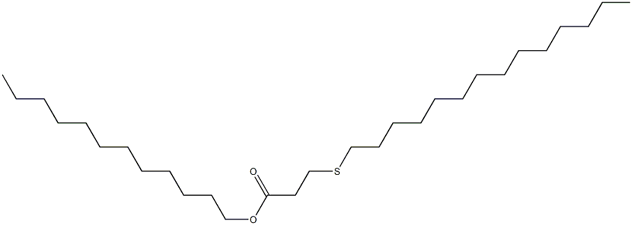 3-(Tetradecylthio)propionic acid dodecyl ester 구조식 이미지