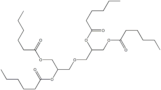 3,3'-Oxybis(1,2-propanediol dihexanoate) Structure