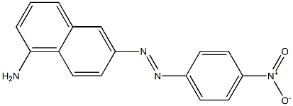 6-(4-Nitrophenylazo)-1-naphtylamine 구조식 이미지