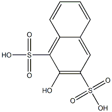2-Hydroxy-1,3-naphthalenedisulfonic acid Structure