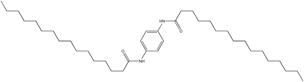 N,N'-Bis(1-oxohexadecyl)-p-phenylenediamine 구조식 이미지