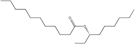 (-)-Undecanoic acid [(S)-nonane-3-yl] ester 구조식 이미지