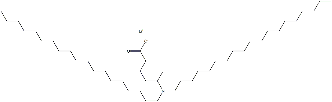 5-(Dinonadecylamino)hexanoic acid lithium salt Structure