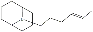 9-(4-Hexenyl)-9-borabicyclo[3.3.1]nonane 구조식 이미지