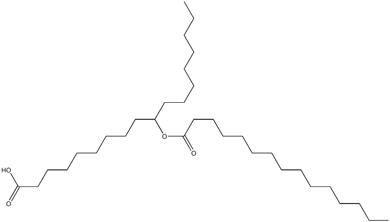 10-Pentadecanoyloxystearic acid Structure