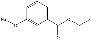 3-(Sodiooxy)benzoic acid ethyl ester 구조식 이미지