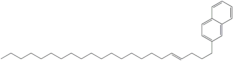 2-(4-Docosenyl)naphthalene Structure