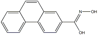 Phenanthrene-2-carbohydroximic acid Structure